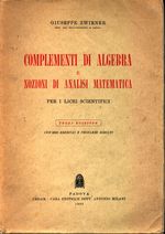 Giuseppe_Zwirner_Complementi di algebra e nozioni di analisi matematica per i licei scientifici
