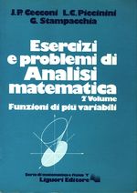 Jaurès Pacifico_Cecconi_Esercizi e problemi di analisi matematica 2º volume. Funzioni di più variabili