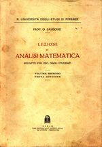 Giovanni_Sansone_Lezioni di analisi matematica 02 Volume secondo