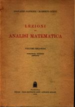 Giovanni_Sansone_Lezioni di analisi matematica 02 Volume secondo