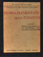Ugo_Dal Buono_Teoria elementare delle funzioni 01 Volume primo. Generalità sulle funzioni - Funzioni monoperatorie - Teoria della misura e sue conseguenze