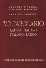 Edmondo_D'Arbela_Vocabolario Latino-Italiano Italiano-Latino