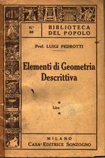 Luigi_Pedrotti_Elementi di Geometria Descrittiva