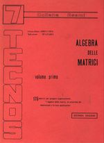 Gioacchino_Orecchia_Algebra delle matrici 01 Volume primo
