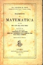 Giuseppe M._Testi_Elementi di matematica ad uso degli alunni delle scuole normali 04 Fascicolo IV Proporzionalità e similitudine - Norme per l'insegnamento della geometria piana nelle scuole elementari