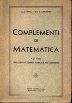 Evelino_Ercoli_Complementi di Matematica ad uso degli Istituti tecnici agrari e per geometri